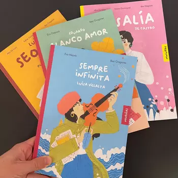'O gran libro dos nosos montes', por partida dobre, e a colección miudiños, finalistas dos Premios Follas Novas do Libro Galego